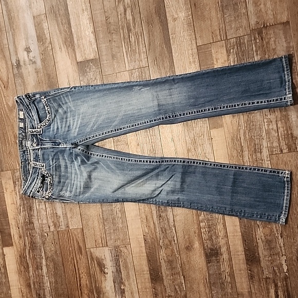 Wm Miss Me JE5014T44L straight leg jean size 29W x 33 I - Picture 1 of 9